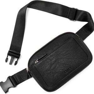 Belt Bag for Women, Mini Everywhere Crossbody Waist Bag Adjustable Strap, Vegan